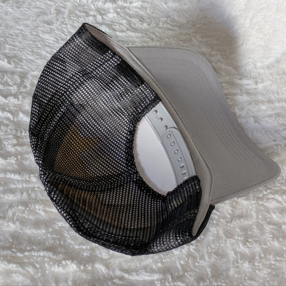 Corepower Yoga Trucker Hat Mesh Back Foam Front White Grey Black New Adjustable
